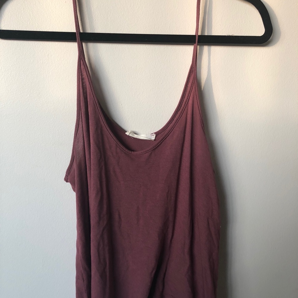 Pink/blush spaghetti strap tank top